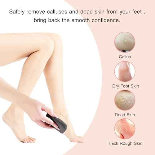 Natural Volcanic Pumice Stone for Feet Pumice Cleaning Stone for Sole of The Foot,Edges of The Foot,Toe Seams Deep Clean,Foot Scrubber for Dead Skin Remover 3 Shapes