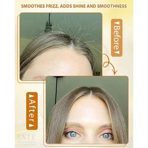 Slick Back Hair Brush (Purple), Hair Wax Stick Set, Taming Flyaways for Sleek Ponytail & Bun Styling, Hair Accessories for Teen Girls, Kids, and Women