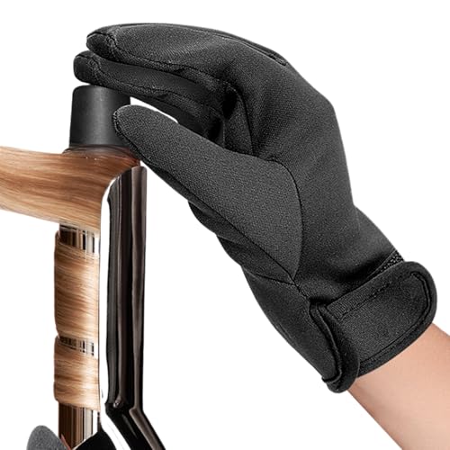 Heat Resistant Hair Styling Gloves for Curling Iron Flat Iron