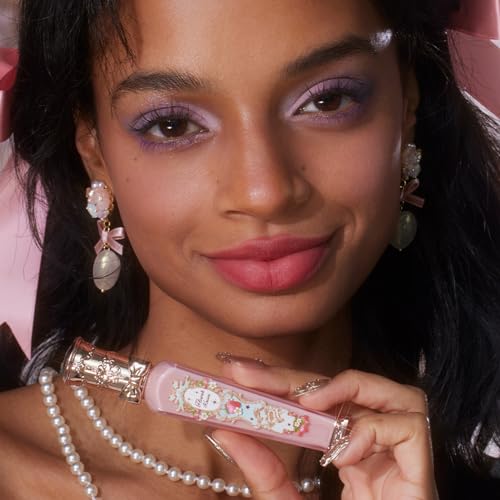 Flower Knows Strawberry Rococo Cloud Lip Cream,Long Lasting Warm Pink Matte Lipstick,Hydrating Lip Stain,Transfer & Smudge Proof Velvet Liquid Lipstick for Girls&Women,0.12 Fl Oz(S05 Tiny Tulip)