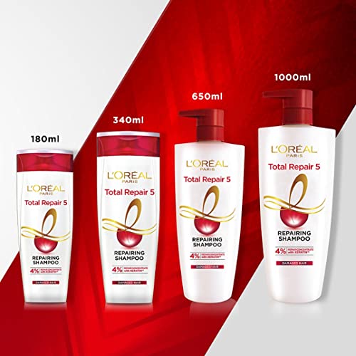 L'Oreal Paris Hair Expertise Total Repair 5 Shampoo, 640ml