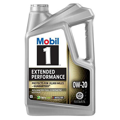 Mobil 1 Extended Performance Full Synthetic Motor Oil 0W-20, 5 Quart