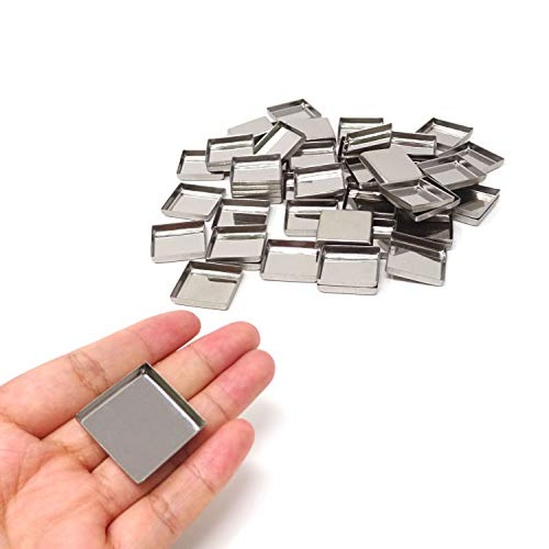 56PCS Metal Square Empty Makeup Pans for Eyeshadow & Lipstick