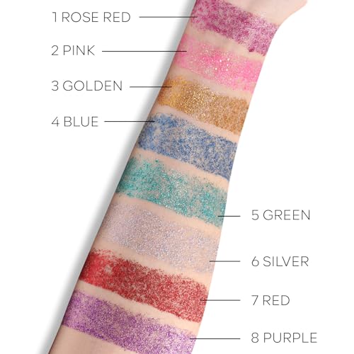 Blue Chunky Glitter Stick for Face & Body