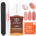 Modelones Sheer Rose Brown Nail Strengthener & Growth Kit - Fall Nail Polish
