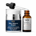 Vitamin C Facial Serum & Collagen Face Moisturizer Set ? Brightening, Firming, and Hydrating Skincare Set for All Skin Types