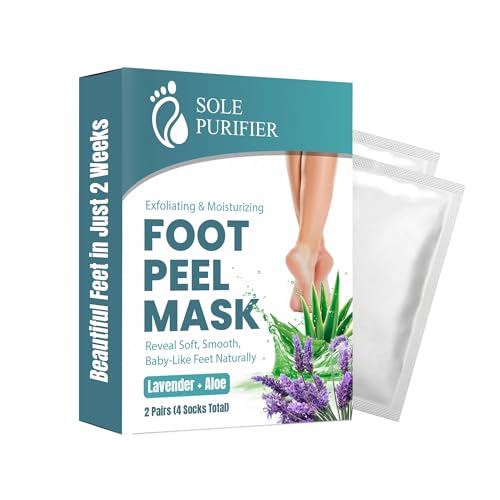 Exfoliating Foot Peel Mask 2-Pack for Dead Skin & Callus Removal