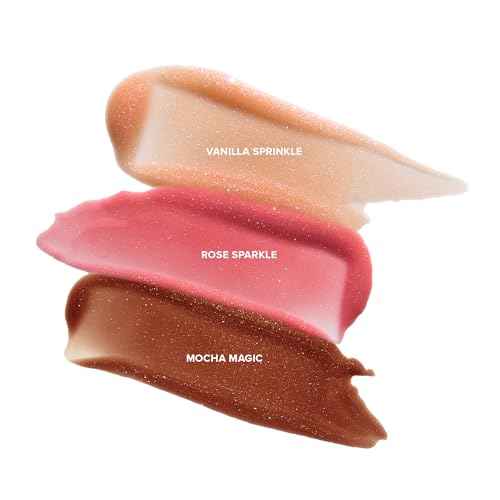 Nudestix Hydrating Peptide Lip Butter Trio – Glossy Lip Balm Kit