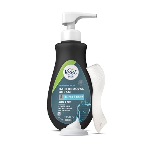 Veet Men's Hair Removal Cream – 5 Min Sensitive Skin Formula
