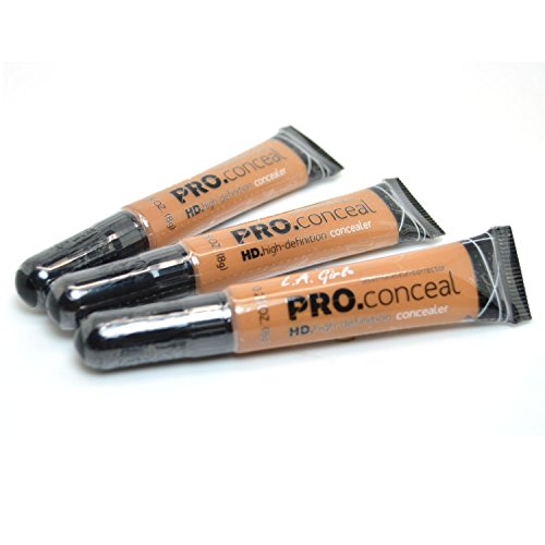 L.A. Girl Pro Concealer HD Liquid, Fawn GC983 (Pack of 3)