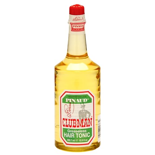 Clubman Pinaud Hair Tonic - Greaseless Men's Scalp Treatment, 12.5 fl oz