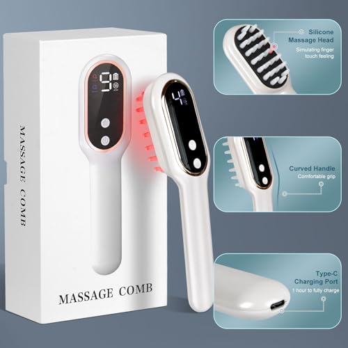 Red Light Therapy Hair Growth Comb with Laser
