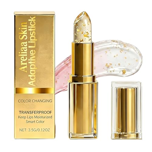 Areliaa Color-Changing pH Lipstick, 8HR Long-Lasting