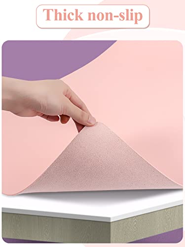 (MAT ONLY) Pink Nail Art Table Mat, Foldable Hand Rest Pad for Arm
