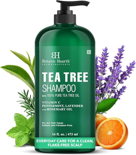 Botanic Hearth Tea Tree Shampoo with Peppermint & Lavender, 16 fl oz