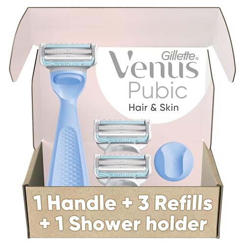 Women's Intimate Grooming Razor with 3 Refills - Anti-Irritation