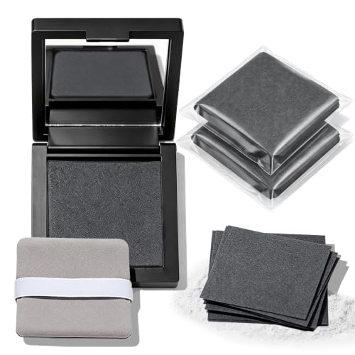 300 Sheets Oil Blotting Paper with Powder & Puff