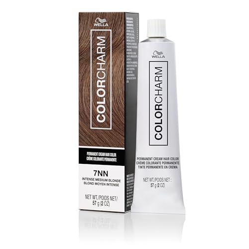COLORCHARM Permanent Cream Hair Dye - Blonde Bronde with 100% Gray Coverage