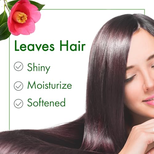 Oshima Tsubaki Camellia seed Oil - English Packaging for US - 100% Pure and Natural, Plant-Based, Single-Ingredient, Moisturizing for Hair, Face, Skin, and Nails, Japanese Beauty - 2.03 fl oz (60ml)