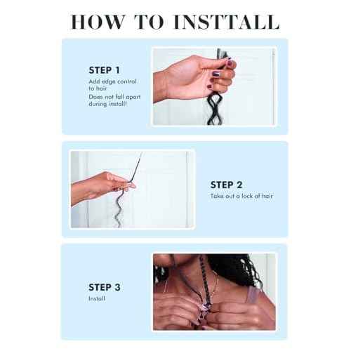 Human Braiding Hair for Boho Braids 100g 18 Inch 613 Blonde Brown Curly Boho Hair for Braiding Knotless 12A Deep Wave Bulk Bohemian 2 Bundles/Pack Color 613