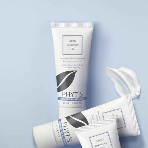 Phyts 24H Moisturizing Cream - Face Moisturizer with Sunflower Oil and Aloe Vera - Facial Moisturizer to Nourish and Restore Dry Skin - 1.7 oz