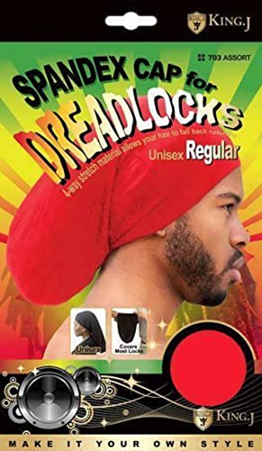King.J Unisex Spandex Cap - Regular Size for Comfort
