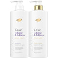 Dove Shampoo and Conditioner Set, Volume & Fullness ? Daily Volumizing Hair Care Formula Infused with Collagen, 18 Oz Ea