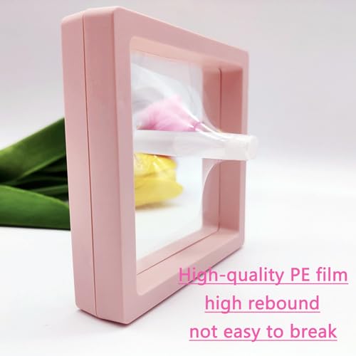 32 Pack Press On Nail Packaging Boxes - 3D Floating Storage and Display Box With 90pcs Double Sided Adhesive Tape for Nail Tech