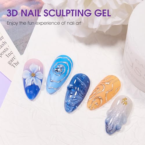3D Water Drop Gel Nail Polish | Clear Sculpting Gel 15ml