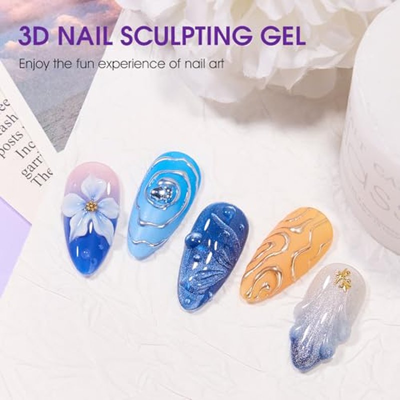 3D Water Drop Gel Nail Polish | Clear Sculpting Gel 15ml