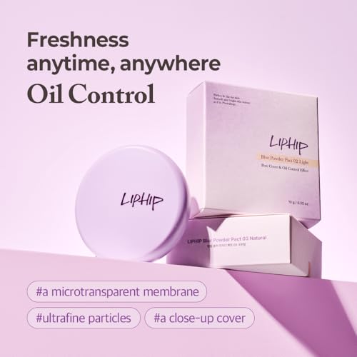 Blur Powder Pact Compact with Mirror & Puff - Oil Control