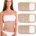 Organic Cotton Castor Oil Pack Wrap - Disposable Self-Adhesive Pads