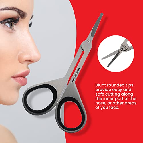 Seki Edge Nostril Scissors - Stainless Steel Nose Hair Trimmer
