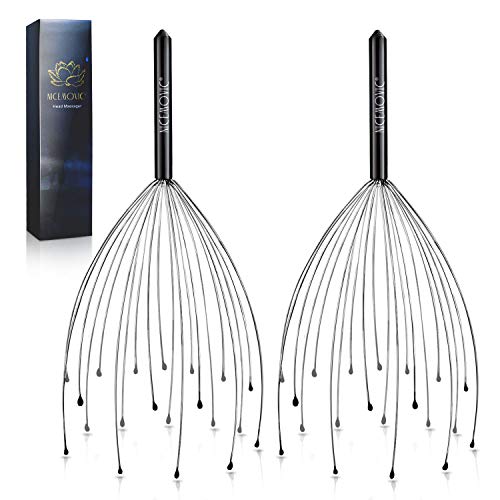 NICEMOVIC 2-Pack Scalp Massager with 20 Fingers for Hair Growth