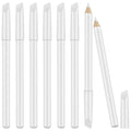 2-in-1 French White Nail Whitening Pencils with Cuticle Pusher - 8 Pack