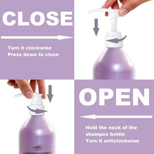 Pureology Pump Dispenser Set - 2 White Pumps for 33.8 oz Bottles