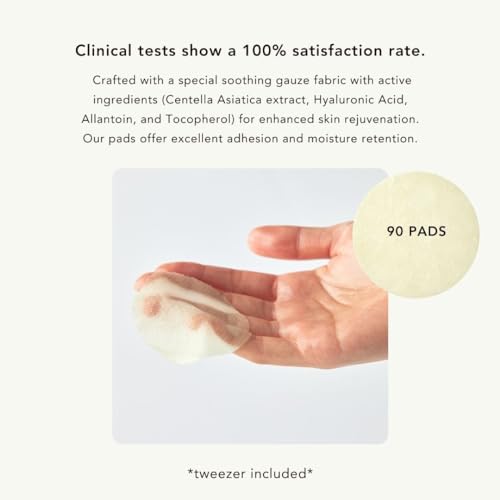 TRICO Green Tea Multi-Tasking Cooling Pad, 3-1 Korean Toner Pads with Depuffing, Cooling & Moisturizing Effects for All Skin Types - Green Tea Water from Jeju Island, Lemon & Honey Extract - 90 Pads