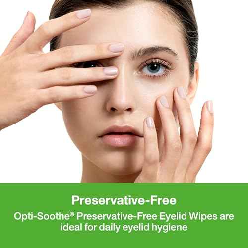 Opti-Soothe Preservative-Free Eyelid Wipes - 30 Moist Towelette For Daily Eyelid Cleaning - Preservative-free - Soothing, Moisturising, Natural Ingredients
