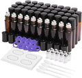 ULG Essential Oil Roller Bottles 10ml, 48-Pack