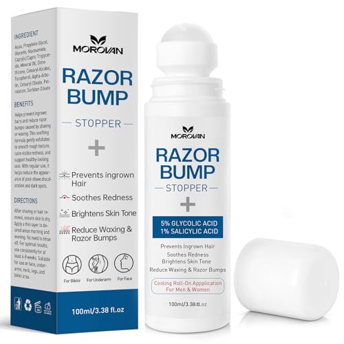 Razor Bumps Ingrown Hair Treatment: 3.38fl.oz Smoothing Solution for