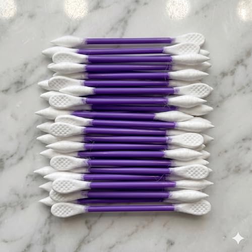 CGR 900pcs Makeup Cotton Swabs Dual-Tip Pointed & Flat