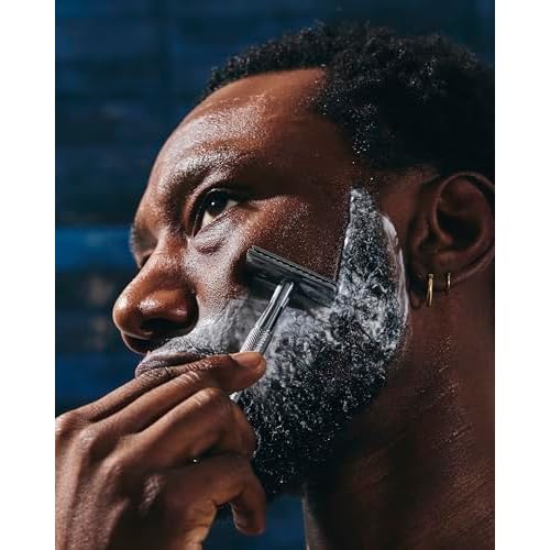 MALIN+GOETZ Chamomile Shave Cream | Nourishing Shaving Cream with Wild Moroccan Chamomile, Shea Butter, Glycerin + Squalane | Smooth + Close Shave for Face + Body | Vegan + Cruelty-Free (5 Fl Oz.)