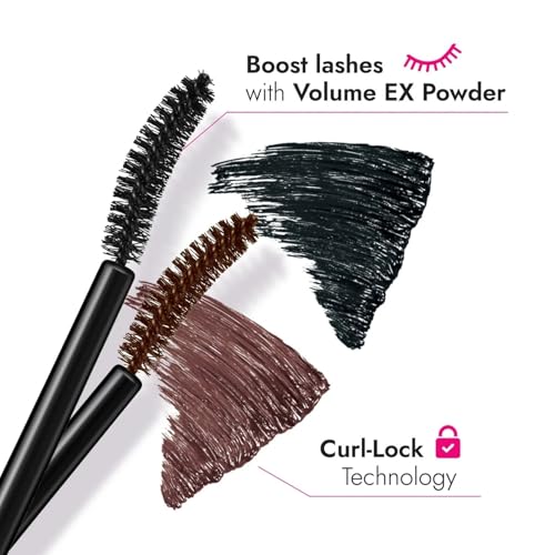 KISSME Heroine Make Volume UP Mascara Super WP, Super Long-Lasting! Volume & Curl Mascara, Brown