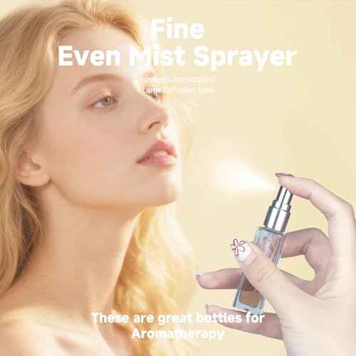 Perfume Refill Bottle, Mini Leak-proof Portable Perfume Travel Refillable Dispenser, 3pcs 10ml Empty Atomizer Sprayer, Pocket Glass Bottle with Funnel and Pipette for Cologne (Light Gray)