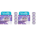 Gillette Venus ComfortGlide Freesia Women's Razor Refills,Refills,(Pack of 8)