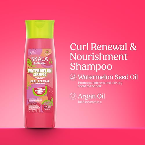 SKALA Fruitastic Watermelon Shampoo for Curly Hair 10.99 Fl Oz (Pack of 1)