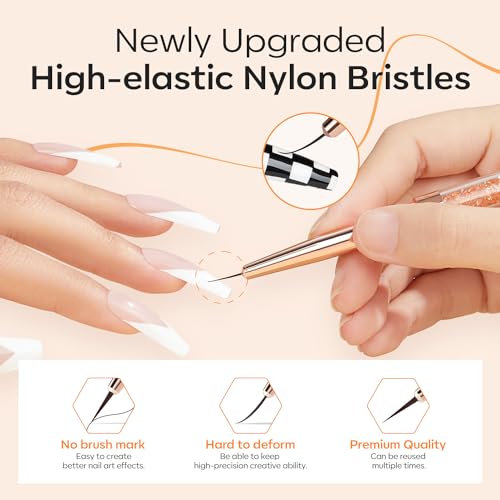Modelones Cat Eye Magnet 5-in-1 Nail Magnet Kit for Cat Eye Gel Polish – 9 Pattern Plates
