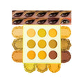 9-Color Yellow Gold Eyeshadow Palette – Matte & Shimmer