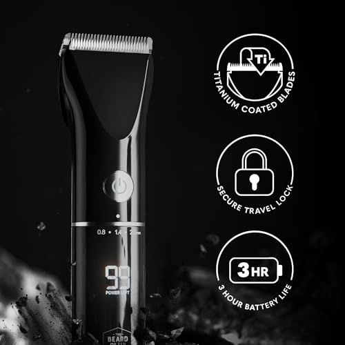 Beard Trimmer for Men - Electric Cordless 7000 RPM