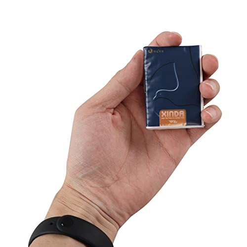 100 Pack Pocket Tissues Travel Packs Bulk 600 Sheet Mini Tissues Bulk 4 Ply Small Travel Size Paper Individual Pocket Size